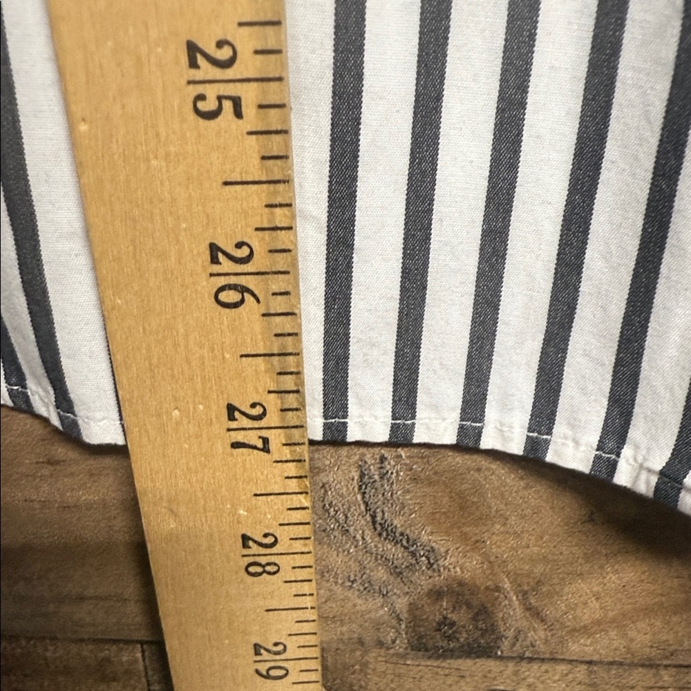 Pendleton Black And White Striped Button Down Lon… - image 3